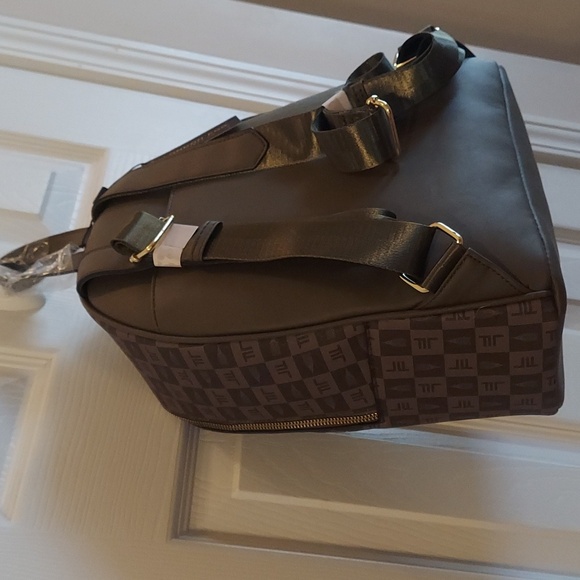 London Fog Raven Tower Signature Print Backpack 12\